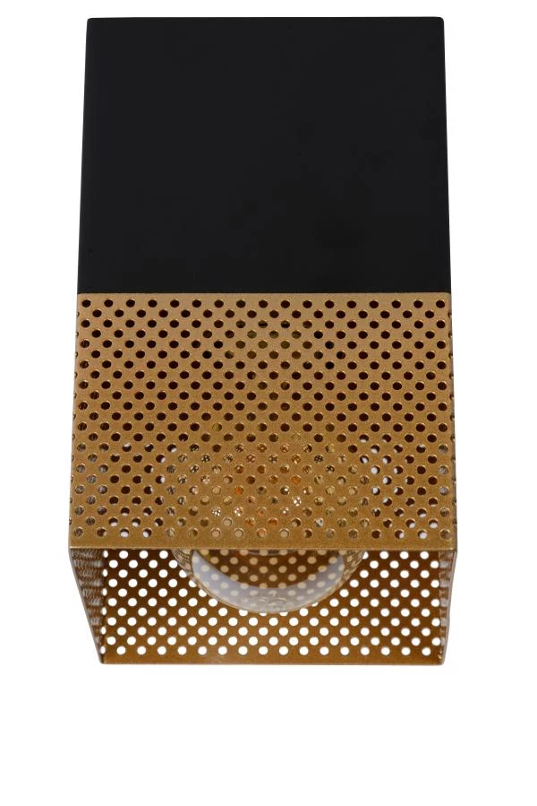 Lucide RENATE - Flush ceiling light - 1xE27 - Matt Gold / Brass - turned off
